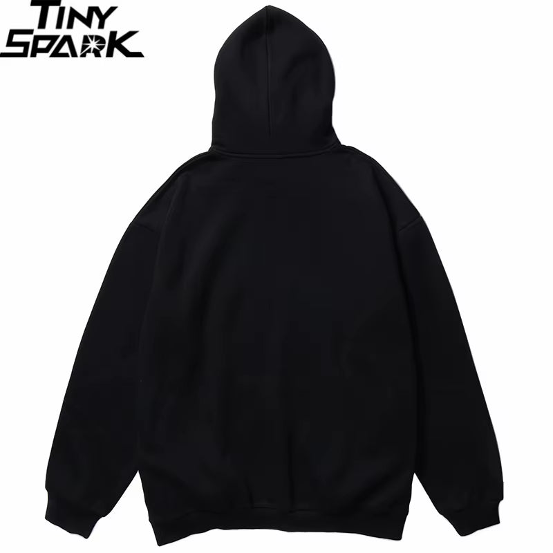 Men Hip Hop Hoodie Sweatshirt Butterfly Streetwear Harajuku Hoodie Pullover Oversized 2025 Autumn Cotton Hoodie Hiphop Loose