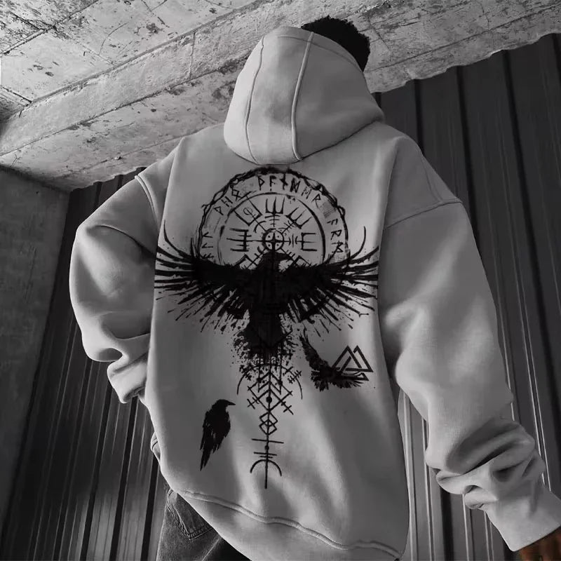 Viking Eagle Graphic Hooded Sweatshirt™