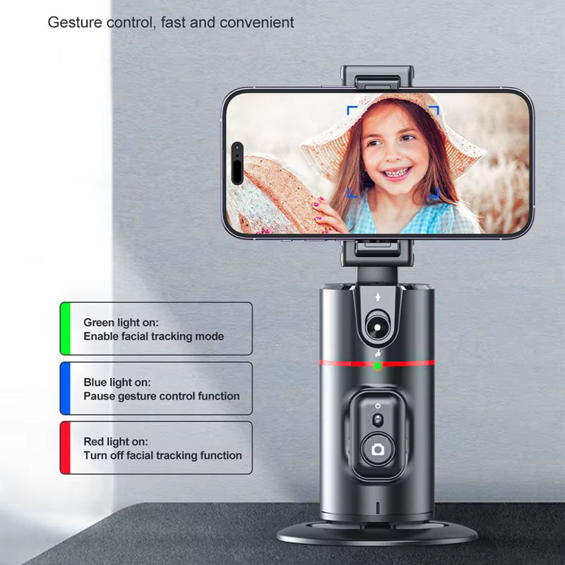 Auto Face Tracking Phone Holder Gimbal Stabilizer for Phone Shooting Holder 360 Rotary Live Vlog Video Recording Selfie Stick