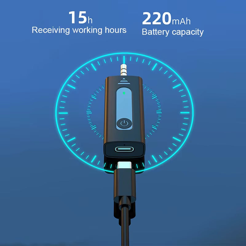 Wireless 3.5Mm Lavalier Lapel Microphone Omnidirectional Condenser Mic for Camera Speaker Smartphone Recording Mic for Youtube